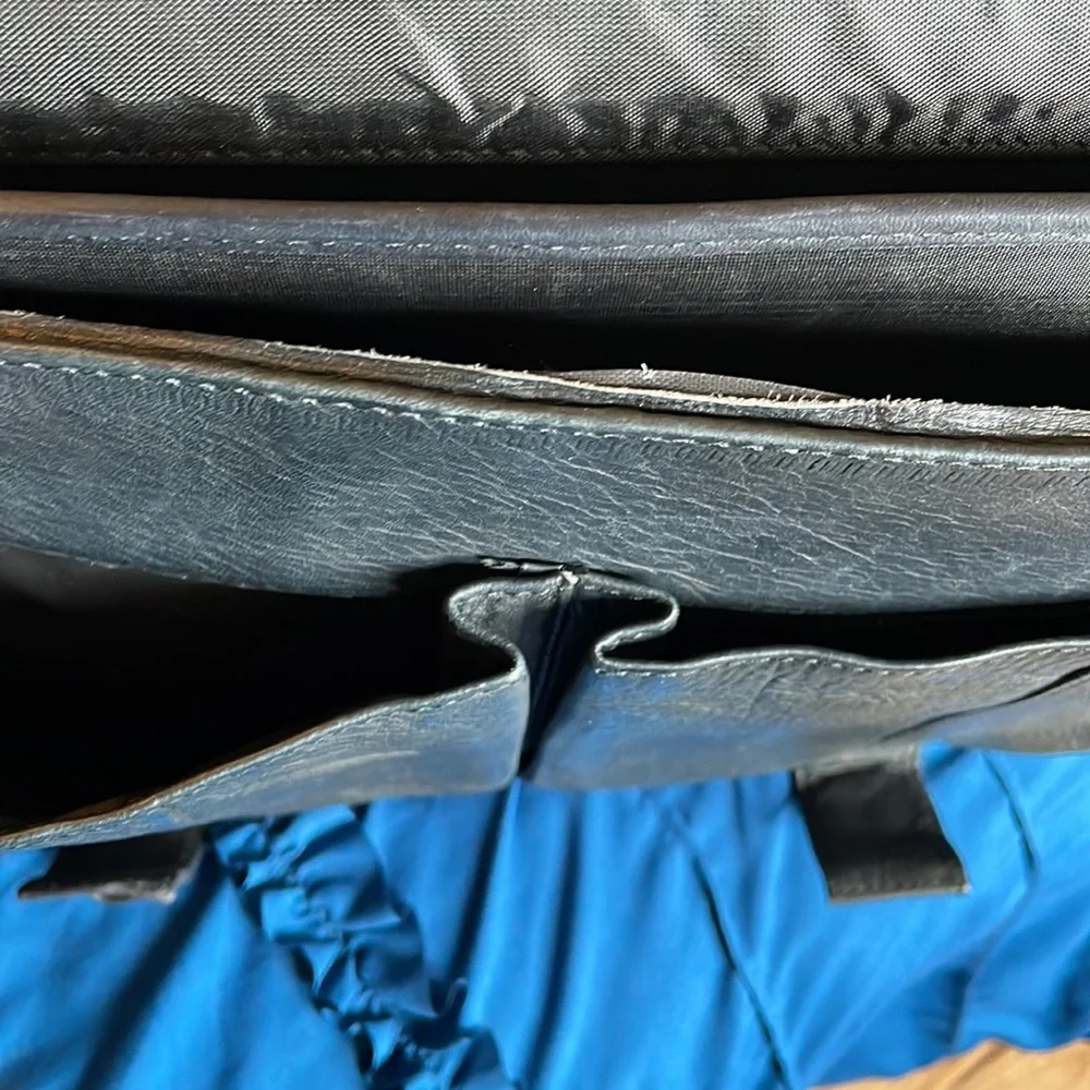 Monarch Luggage Company Leather Briefcase